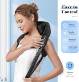 Valentine's Day Gift for Women Men, Neck and Shoulder Massager with Heat, Cordless Back and Neck Massager, 4D Shiatsu Deep Kneading Massagers for Shoulder, Back, Leg Neck Pain Relief, Home Office Use