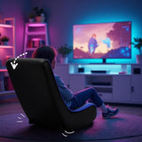 GTPLAYER Floor Rocker Gaming Chair – Adjustable Angle Limiter, Ultra Lightweight Ergonomic Floor Rocking Game Seat for Gaming and Lounging, Blue
