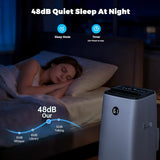 Humhold 14000BTU Portable Air Conditioners with Remote Control, Dehumidifier & Fan Mode, Floor Stand up Cooling Portable AC Unit for Large Room up to 700 sq.ft, Sleep,Timer & Auto Swing Function