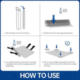 Office Chair Mat for Carpet, 46” x 72” Computer Chair Mat for Carpeted Floors, Smooth Glide Under Desk
