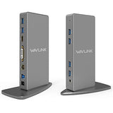 Case of 20,Wavlink Aluminum USB 3.0 Universal Laptop Docking Station