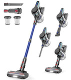 NADALY Cordless Vacuum Cleaner for Home, 500W 40KPA Stick Vacuum Cordless with 45Mins Runtime, Anti-Tangle, Lightweight, 1.5L Dust Cup, 8-in-1 Rechargeable Vacuum for Hardwood Floor Carpet Pet Hair