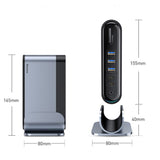 KLJUHGTR Power Adapter Docking Station Laptop Multifunctional Converter Splitter Accessories