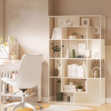 BGGJJ Book Shelf Living Room Partition Iron Display Shelf Office Bookshelf