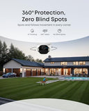 eufy Security SoloCam E42, 4-Cam Kit, 4K Solar Security Camera