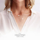 The Diamond Channel Certified LAB GROWN 0.25-4.00ct Diamond Necklace for Women