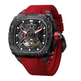 TSAR BOMBA Mens Automatic Watches Luxury Skeleton Mechanical Wristwatch for Men