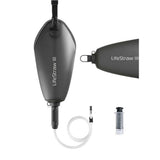 LifeStraw Peak Series - Compact Gravity Water Filter System - 3L for Backpacking, Group Camping, Hiking and Travel, Dark Mountain Gray