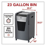 GBC Paper Shredder, 22 Sheet Capacity, Micro-Cut, P-4 Level Security