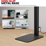 Honeywell LED Desk Lamp with Base - HJ1BK Sunturalux Eye-Caring Architect Desk Lamp for Home Office