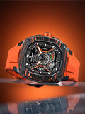 TSAR BOMBA Mens Automatic Watches Luxury Skeleton Mechanical Wristwatch for Men