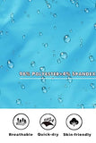 GINGTTO Mens Swim Trunks 5 Inch Stretch Swimsuit for Men Summer Pool Light Blue XS
