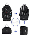 WATERFLY Small Lightweight Packable Backpack: 20l Ultra Light Foldable Travel Hiking Camping Daypack Day Pack for Man Woman