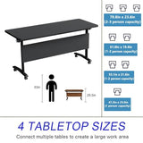 SOIUDNEB Folding Conference Room Table,Modular Conference Tables