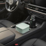 Collapsible Car Trash Can with Lid, 1.06 Gallon Foldable Auto Garbage Bin for Cup Holder