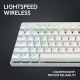 Logitech G Pro X TKL Lightspeed Wireless Gaming Keyboard, Tactile