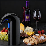 Electric Wine Aerator Dispenser Set – Automatic Wine Decanter & Pourer with LED Display, 200ml Smart Pour Control, Rechargeable Wine Pump & Stopper
