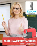 Fully Automatic Pencil Sharpener for 6.5-10.5mm No.2/Jumbo/Colored Pencils, Auto in & Out, 5 Sharpness Modes