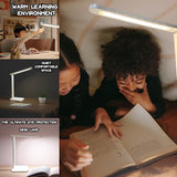 R RUCKERCO Led Desk Lamp Dimmable Desk Light Reading Lamp 3 Lighting Modes, Eye Protection Accessories