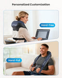 COMFIER FSA Eligible HSA Shiatsu Neck Massager with Graphene Heat, Cordless Neck and Shoulder Massager for Pain Relief Deep Tissue