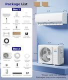 Mini Split Air Conditioner - 18000 BTU Ductless Mini Split Ac/Heating System