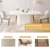Miuuod 70" Extra Large Dining & Kitchen Table Set