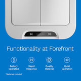 hOmeLabs - 13 Gallon Kitchen Trash Can - Retractable Automatic Sensor Butterfly Lid, Space-Saving Design, Easy to Clean