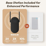 Doorbell Camera Wireless, 5MP Video Doorbell, 180°Panoramic View, No Monthly Fee