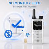 AT1 4G LTE PoC Radios, Nationwide Push-to-Talk Two Way Radios with SIM Card