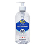 Zep Instant Hand Sanitizer Gel 70% Alcohol 500Ml Case of 12 - Exceeds CDC Recommendations