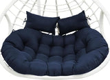 lihtsofty Double Egg Chair Cushion Replacement 55x35in -Thickened Waterproof