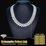 Ucciyo VVSI 20MM Moissanite Chain For Men Luxury Cuban Link Chain
