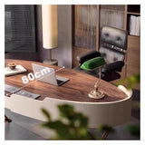 zhongxlla Standing Desk, Modern Writing Desk Workstation with Drawer