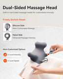 IKEEPFIT Cordless Neck Massager with Heat, 6D Shiatsu Neck & Shoulder Massager for Pain Relief Deep Tissue, Dual-Sided Massage Heads, Relaxing Electric Kneading Massage, Best Gift for Men Women