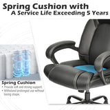OUTFINE Office Chair Executive Office Chair Desk Chair Computer Chair with 5-Year hydrolysis-Resistant, Black