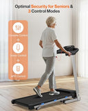 Cardirun Foldable Treadmill with Incline, 350 LBS Capacity, 3.0HP Quiet Running Treadmills for Home, Incline Treadmill with Pulse Sensor and Bluetooth Speaker