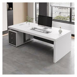zhongxlla Standing Desk, Office Desk Senior Sense of Table and Chair