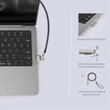 Compulocks Ledge Lock Adapter with Combination Cable Lock for MacBook Pro 14-Inch M1, M2