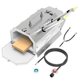 ATkrou 2 Burner Propane Blacksmith Forge Kit, 2600°F Metal Forge