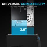 Bay External Hard Drive Docking Station for 2.5 or 3.5in HDD, SSD with Hard Drive Duplicator
