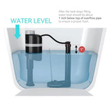R&T A1350 Quiet Toilet Fill Valve Toilet Universal Tank Parts Replacement, Fast Stop Toilet Leaks and Noisy, Height Adjustable, Easy to Install No Plumber Required