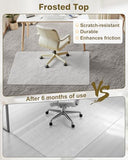 Blvornl 10Pack 34.5"*47.1" Hard Material Chair Mat for High Pile Carpet and Hardwood Floor