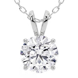 Privosa - Lab Grown Diamond Solitaire Pendant Necklace