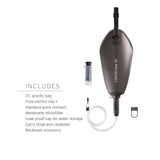 LifeStraw Peak Series - Compact Gravity Water Filter System - 3L for Backpacking, Group Camping, Hiking and Travel, Dark Mountain Gray