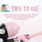 WIDDEN Kids Fishing Pole, Portable Telescopic Kids Fishing Poles for Boys and Girls, Fishing Rod and Reel Combo Kit with Tackle Box, and Fishing Net, Best Fishing Pole for Toddler Youth