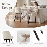 KISLOT 26" Counter Height Swivel Bar Stools Set of 4