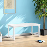 Computer Desk, 63 x 31.5 inch Large Executive Office Desk Computer Table Study Writing Desk | White Tribesigns