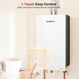 CAMPLUX Climatech 7 Tankless Water Heater Propane, 6.86 GPM Up to 7.6 GPM 170,000 BTU, Residential Instant On-Demand Tankless Hot Water Heater Liquid Propane, Indoor Installation, CA686W