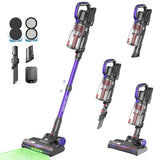 AlloyMove Cordless Vacuum Cleaner 45KPA, Up to 60mins Runtime Lightweight Powerful Suction Vacuum Cleaners for Home, 3 Suction Modes, Rechargeable Stick Vacuum for All Floor/Carpet/Pet Hair/Car, A03