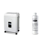 AU1275MA 12-Sheet Micro-Cut Paper and CD/Credit Card Shredder (White/Gray) and Aurora SL16 Synthetic Shredder Oil 16 oz. Bottle Bundle Aurora
